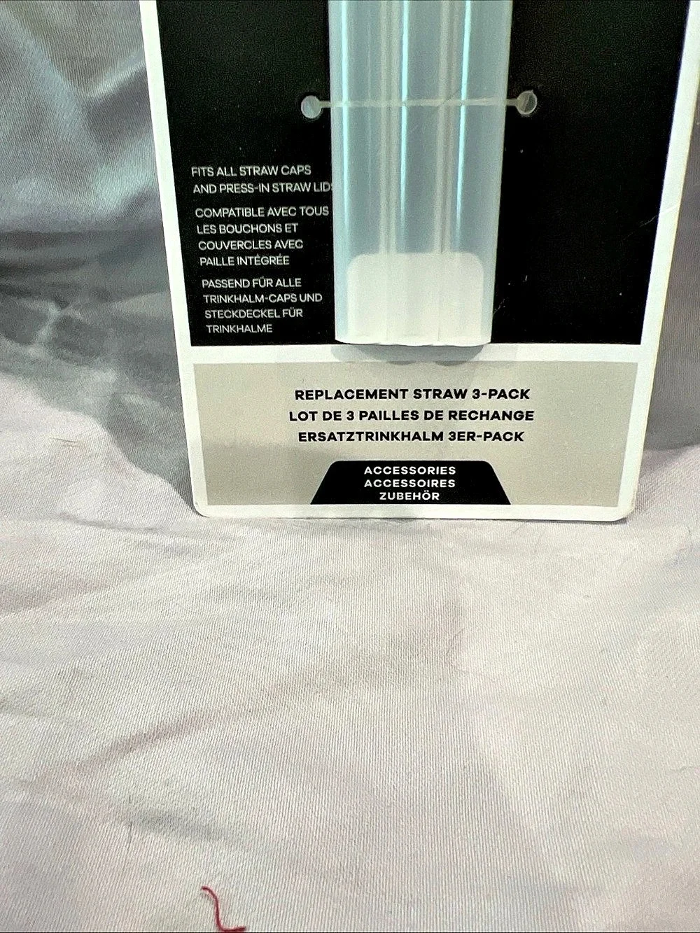 Hydro Flask Replacement Straw 3-Pack Clear NWT